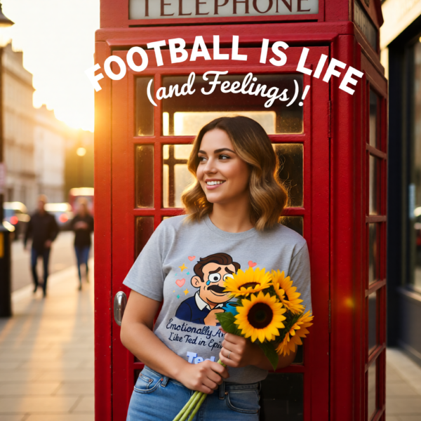 Ted Lasso Inspired “Emotionally Available, Like Ted in Episode 6” T-Shirt, Funny TV Quote Tee, Gift for Fans