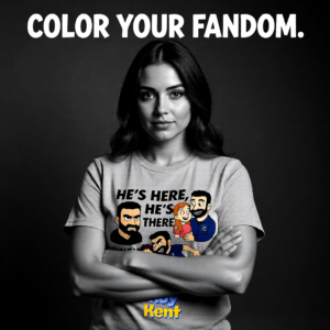 Hes Here Hes There Hes Every... WHERE | Roy Kent Funny Ted Lasso T-Shirt | TV Fan Gift