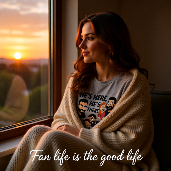 Hes Here Hes There Hes Every... WHERE | Roy Kent Funny Ted Lasso T-Shirt | TV Fan Gift