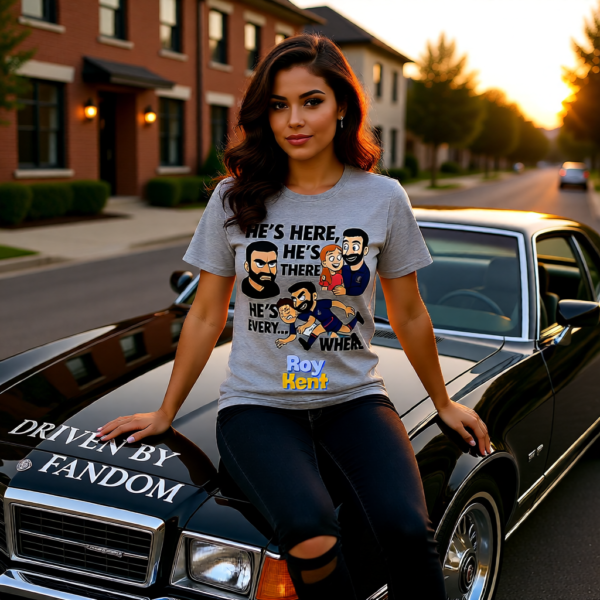 Hes Here Hes There Hes Every... WHERE | Roy Kent Funny Ted Lasso T-Shirt | TV Fan Gift