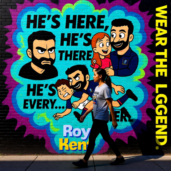 Hes Here Hes There Hes Every... WHERE | Roy Kent Funny Ted Lasso T-Shirt | TV Fan Gift