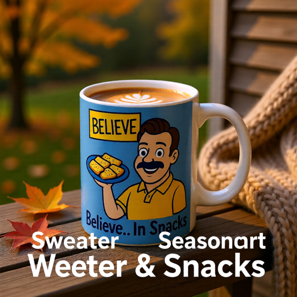 20251220104649-1f0dd913-0433-632a-a0e3-3aeae2ad4dae.png Believe... In Snacks | Funny Ted Lasso Mug | Biscuits & Belief Comedy Gift