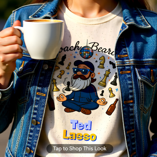 20260115204533-1f0f2532-3207-6d66-a83a-aa05dc813250-1.png Coach Beard is My Spirit Animal | Ted Lasso T-Shirt | Cool Chaotic Fan Design