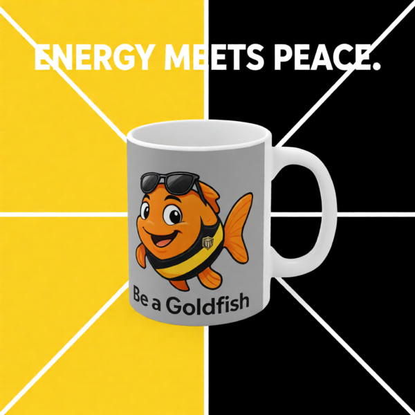 20260117150740-1f0f3b64-43a5-65d0-8ffc-862b6a1db506.png Be a Goldfish | Ted Lasso Mug | Minimalist Positive Mindset Cup
