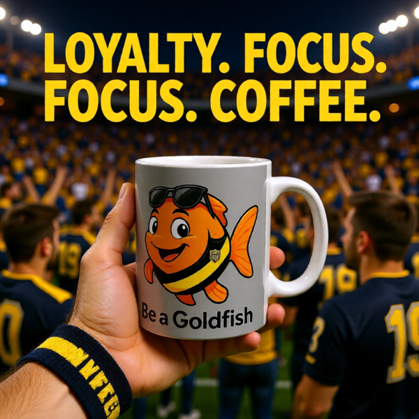 20260117150741-1f0f3b64-4a63-6e9e-a521-3abd96e6af4c.png Be a Goldfish | Ted Lasso Mug | Minimalist Positive Mindset Cup