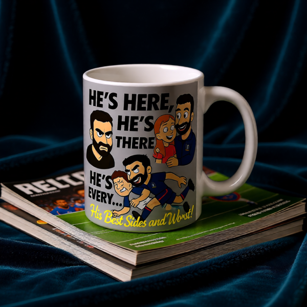 20260117200656-1f0f3e01-2fc2-6500-a5ba-a6b5fd999c0b.png Hes Here, Hes There, Hes Every... WHERE | Roy Kent Mug | Funny Ted Lasso Football Quote Cup