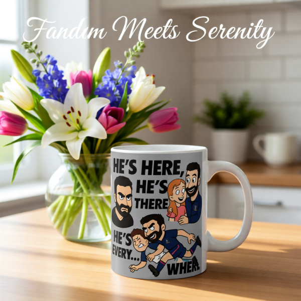 20260117200656-1f0f3e01-309e-6212-a53e-bee9894afc2f.png Hes Here, Hes There, Hes Every... WHERE | Roy Kent Mug | Funny Ted Lasso Football Quote Cup