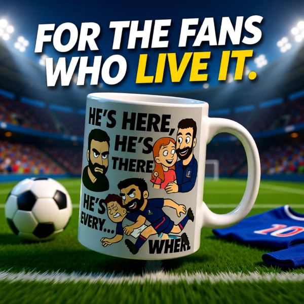 20260117200656-1f0f3e01-33af-6d16-a904-c671a089a05c.png Hes Here, Hes There, Hes Every... WHERE | Roy Kent Mug | Funny Ted Lasso Football Quote Cup