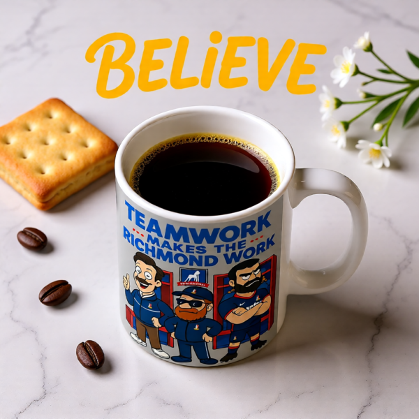 Teamwork Makes the Richmond Work | Ted Lasso-Inspired Mug | AFC Richmond Funny Gift