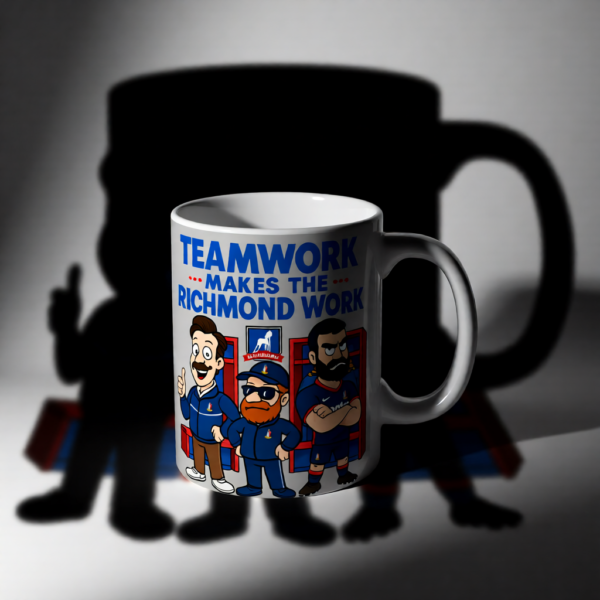 Teamwork Makes the Richmond Work | Ted Lasso-Inspired Mug | AFC Richmond Funny Gift