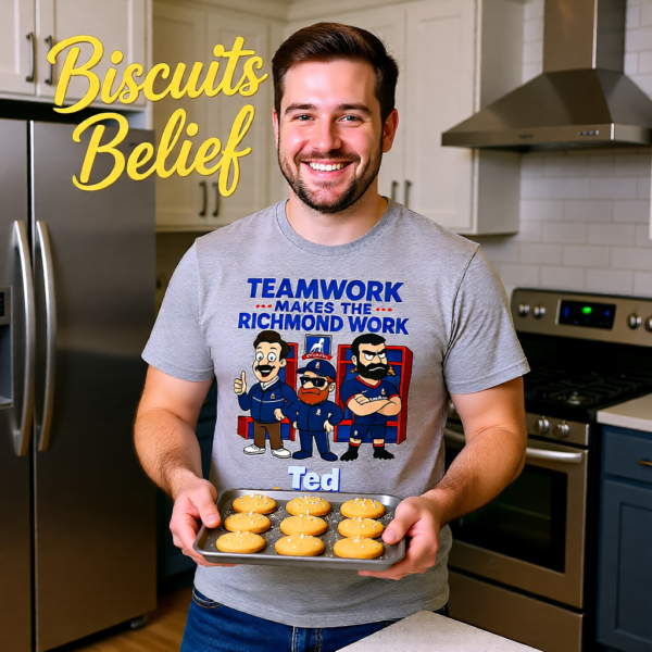 Teamwork Makes the Richmond Work | Ted Lasso T-Shirt | Locker Room Cartoon Design