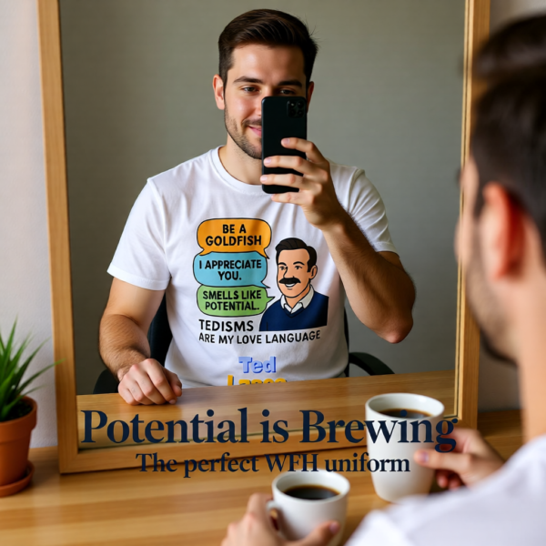 20260117202919-1f0f3e33-3a5d-65aa-b3f4-82a808600d8a.png Tedisms Are My Love Language | Ted Lasso Quote Collage T-Shirt | Feel-Good TV Merch