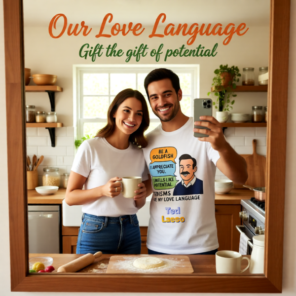 20260117202920-1f0f3e33-3cdb-6566-b39e-a6b5fd999c0b.png Tedisms Are My Love Language | Ted Lasso Quote Collage T-Shirt | Feel-Good TV Merch
