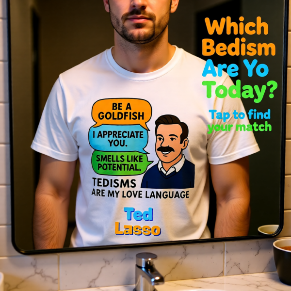 20260117202920-1f0f3e33-3db1-65b2-83b9-168263c2919c.png Tedisms Are My Love Language | Ted Lasso Quote Collage T-Shirt | Feel-Good TV Merch