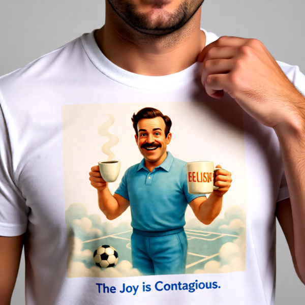20260117204325-1f0f3e52-b8bd-6cdc-88ca-ee9ee0abf4af.png I Run on Optimism and Tea, Like Ted | Wholesome Ted Lasso T-Shirt | Cute Positivity Gift