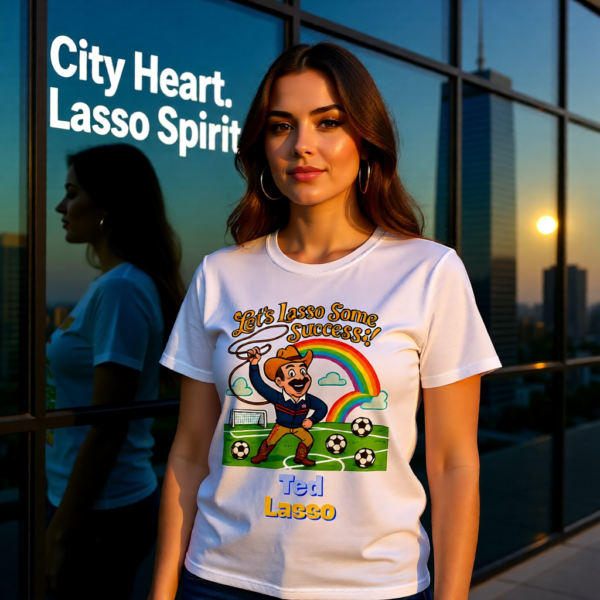 20260117204849-1f0f3e5e-ca7c-62f0-8b74-a6b5fd999c0b.png Lets Lasso Some Life | Ted Lasso Cowboy-Inspired Funny T-Shirt | Bright Motivational Tee