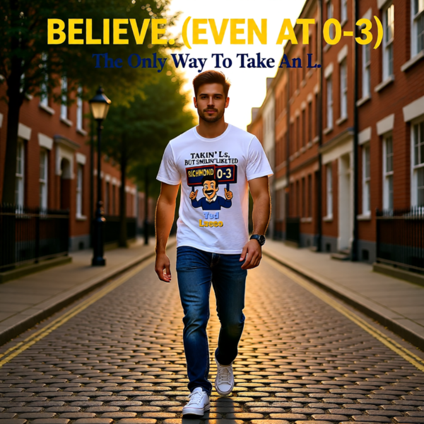 Takin Ls, But Smilin Like Ted | Funny Ted Lasso T-Shirt | Richmond Positivity Design